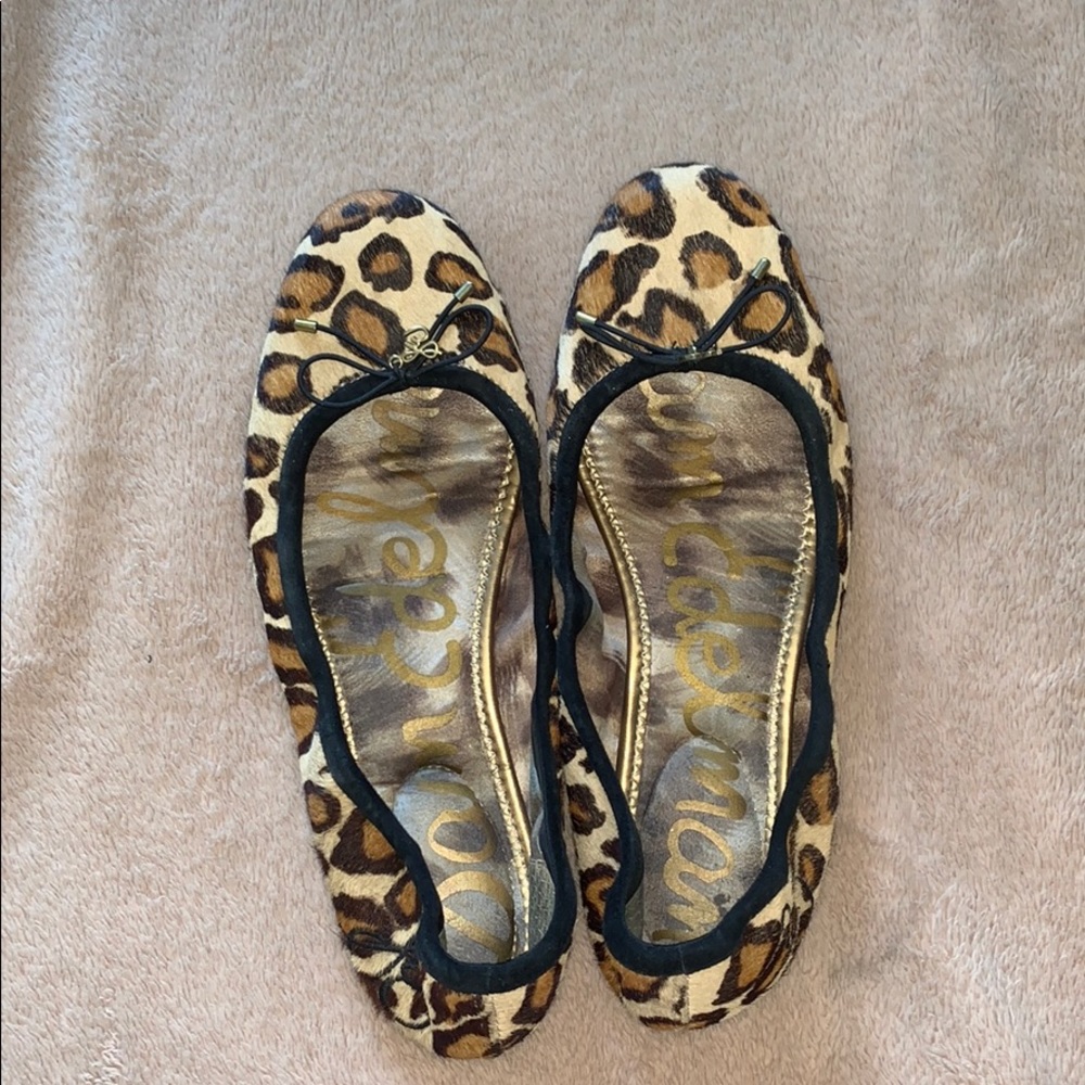 Sam Edelman cheetah print flats
